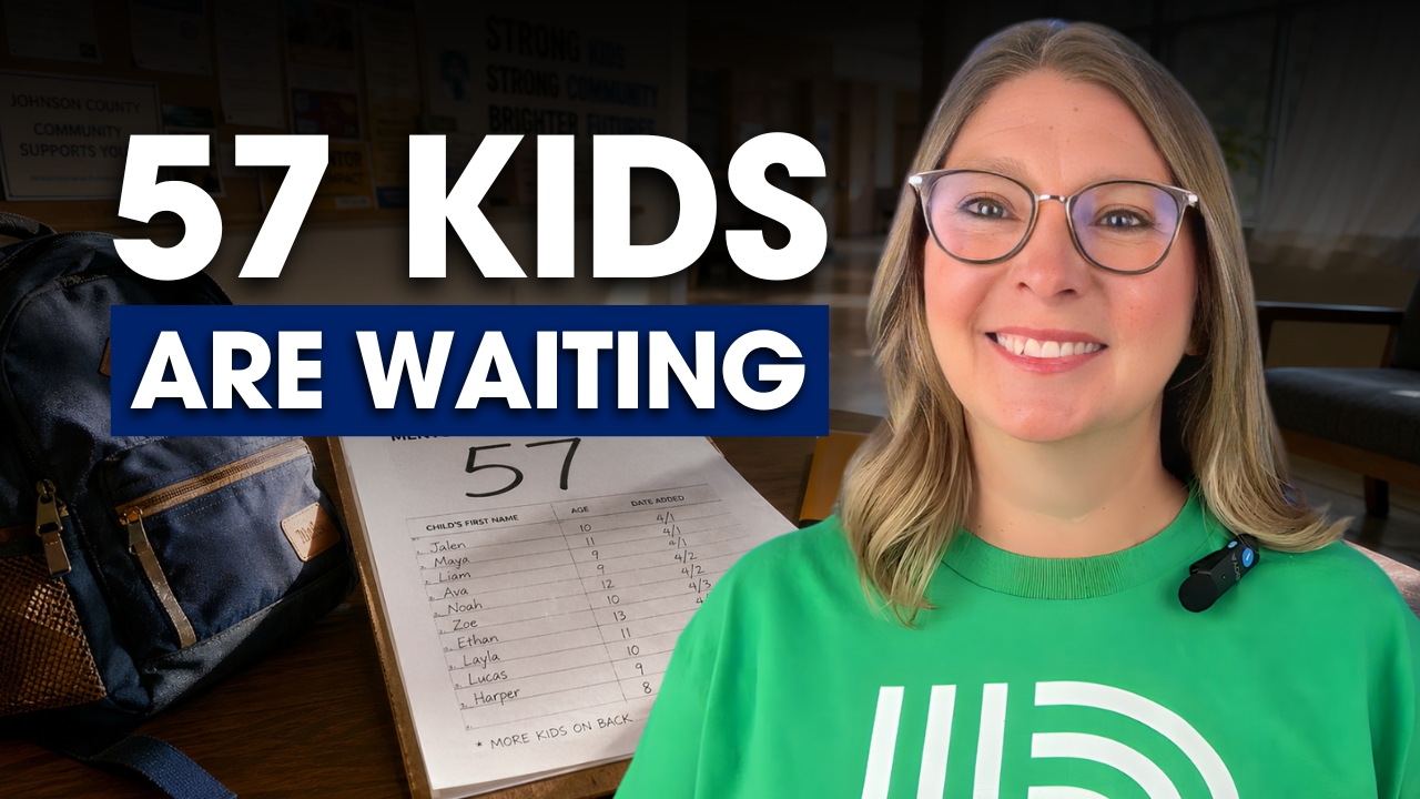 57 Kids in Johnson County Are Waiting for a Mentor Right Now